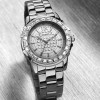 Guess Ceas Dama GUESS Silver Textured Stainless Steel U0