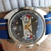 Cronograf 40mm Ceas cronograf vintage full otel Valjoux 7734
