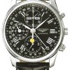 Longines Master Collection Moon Phase black