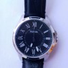 Fossil FS4745 Grant Leather Watch - Black