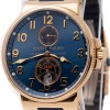 Ulysse Nardin Maxi Marine Chronometer 18 K Rose Gold Blue Dial