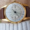 Cronograf Ceas cronograf elvetian vintage Landeron 48 pl aur